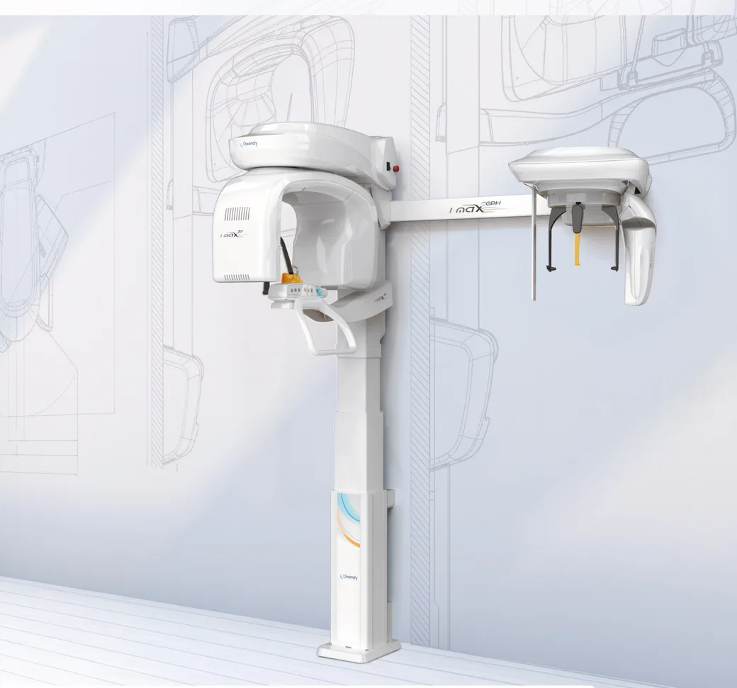 I-Max Ceph 3D — panoramique 2D/3D avec bras céphalométrique, Owandy Radiology