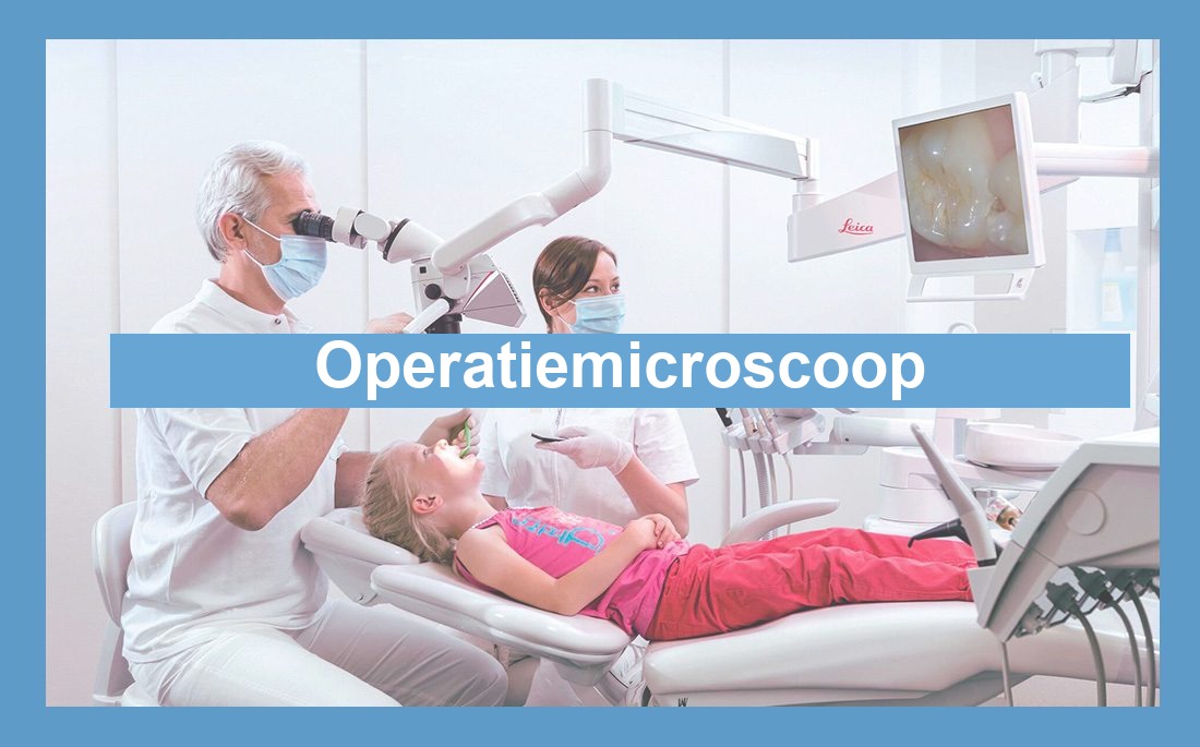 Illustratie operatiemicroscoop