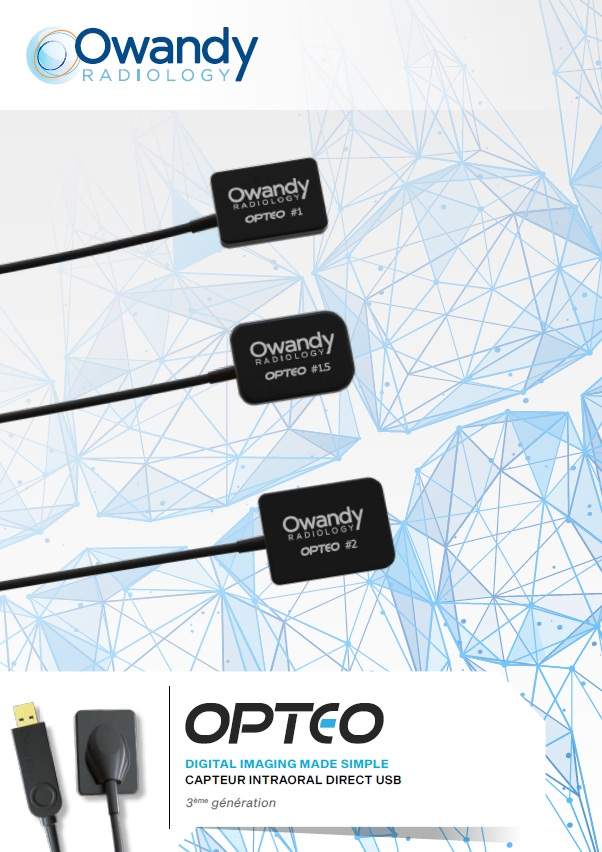 Cover brochure OPTEO intraoral sensor