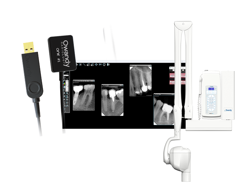 QuickVision3D with ONE intraoral sensor and Owandy RX DC